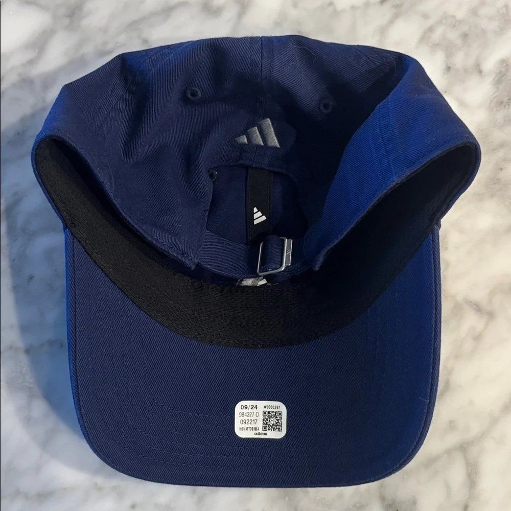 Adidas Navy Cap with Silver Logo
